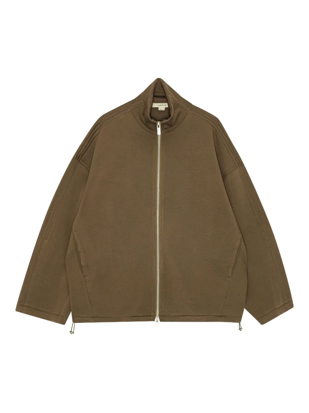REMAIN zip-front panelled jacket | Brown | Image 1
