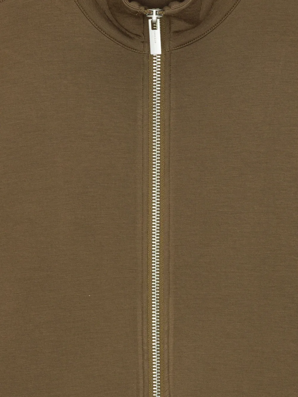 Remain Birger Christensen Zip-front Panelled Jacket In Brown