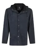 Rains press-stud hooded raincoat - Blue