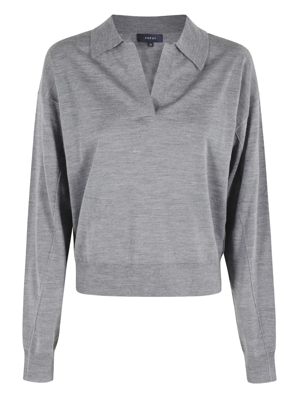 Soeur polo-neck t-shirt | Grey | Image 1