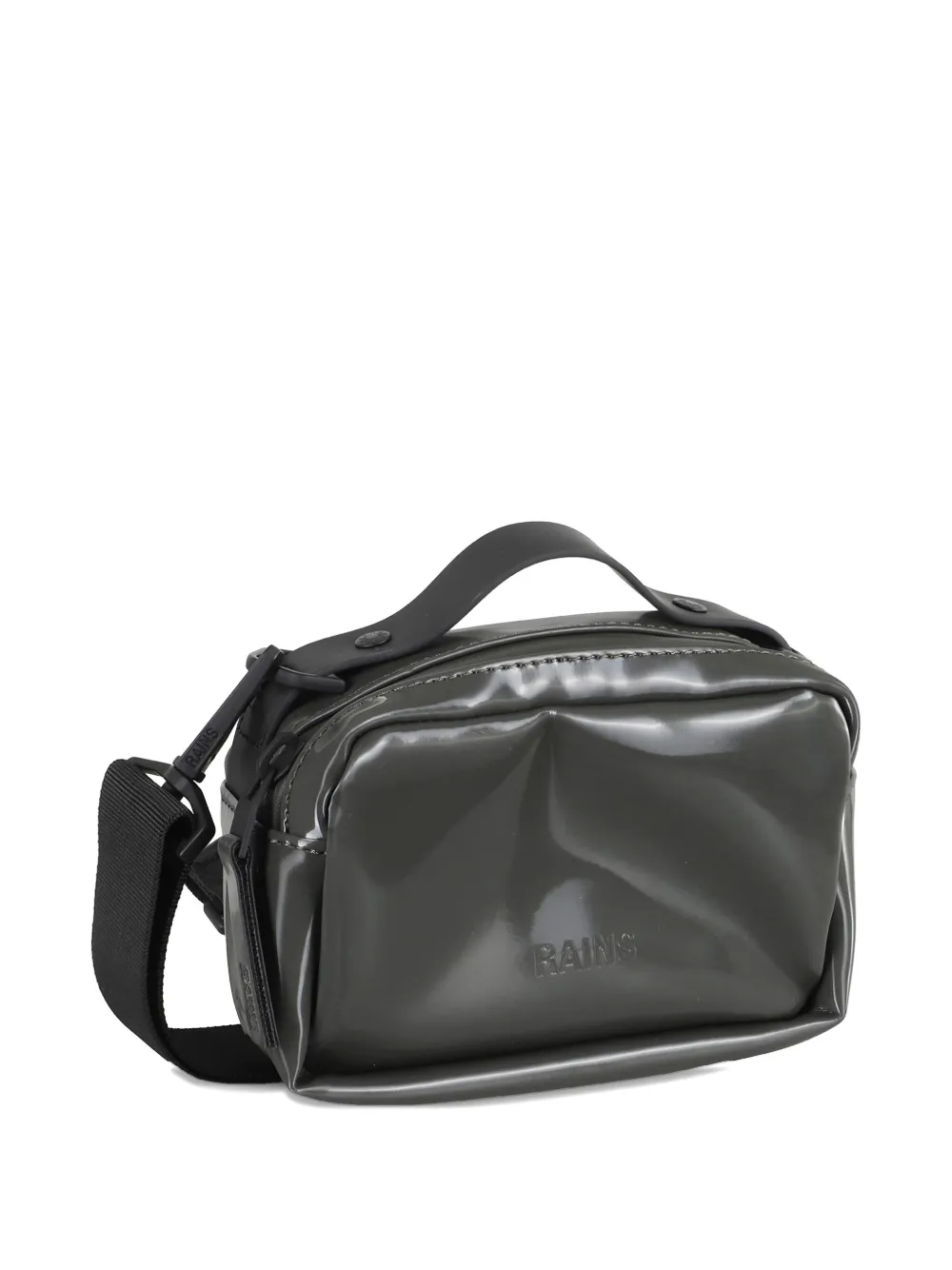Rains Box Micro Crossbody Bag In Green