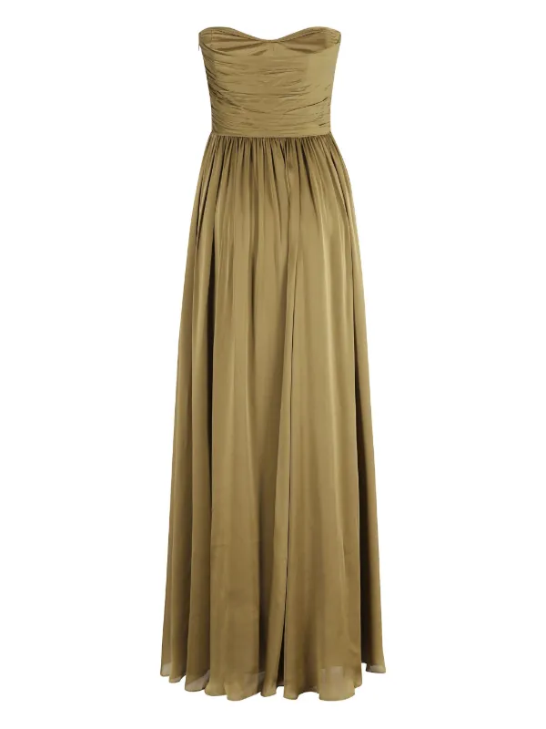 Ulla Johnson Draped-detail Maxi Dress - Green Ulla Johnson Draped-detail Maxi Dress - Green