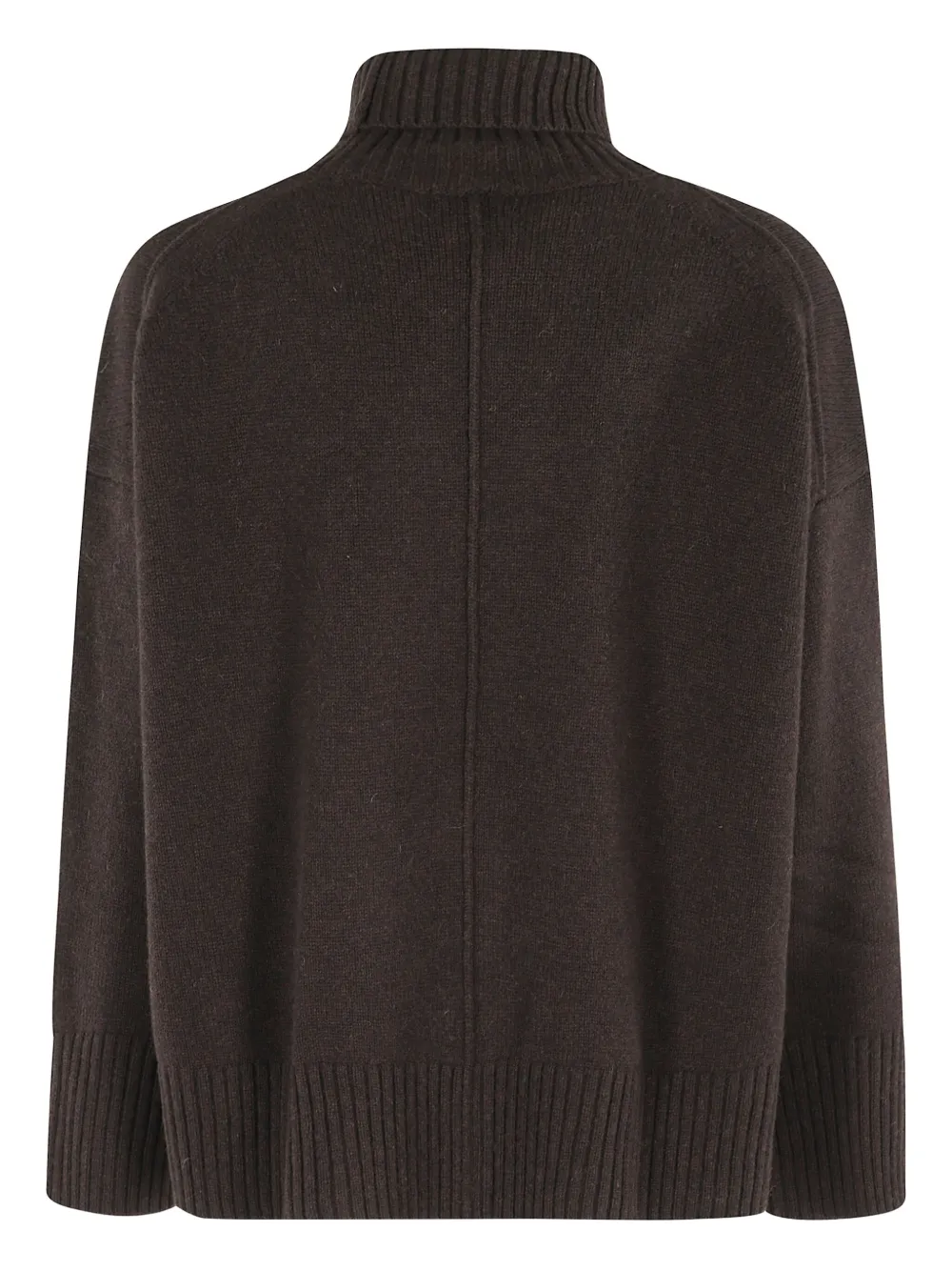Soeur Roll-neck Ribbed Sweater In Brown