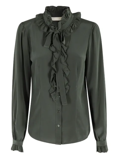 Ulla Johnson blusa de seda con volantes