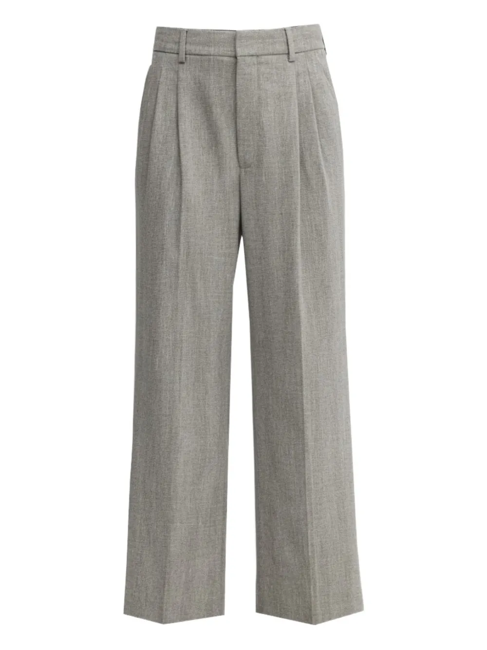 Anine Bing Pleated Trousers In Gray