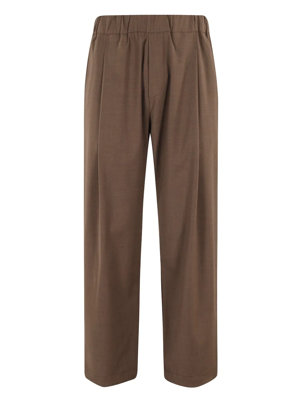 A Paper Kid pleated trousers | Brown | Image 1