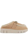 Mou Bounce sheepskin mules - Neutrals