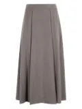 Kiltie pleated a-line skirt - Grey