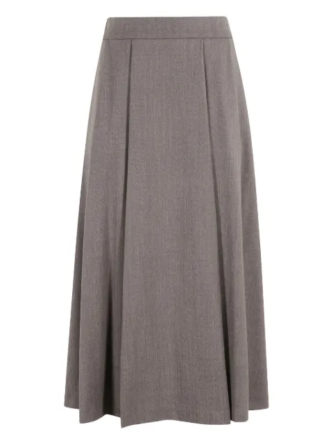 Kiltie pleated a-line skirt