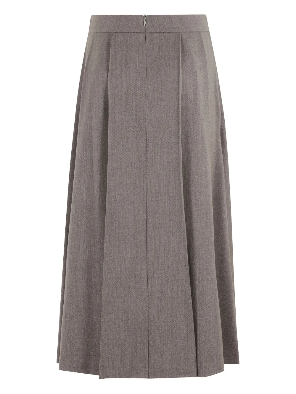 Kiltie pleated a-line skirt - Grijs
