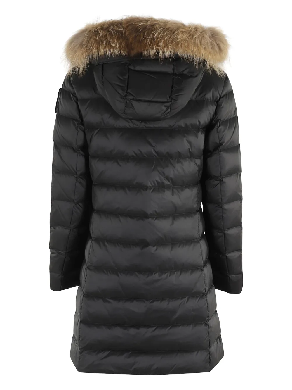 Blauer Faux-fur Trimmed Quilted Jacket In Black