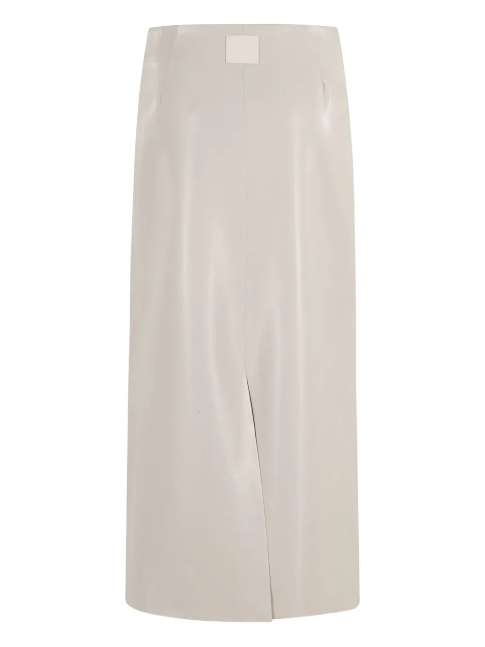 Isabelle Blanche fringe-detail skirt - Wit