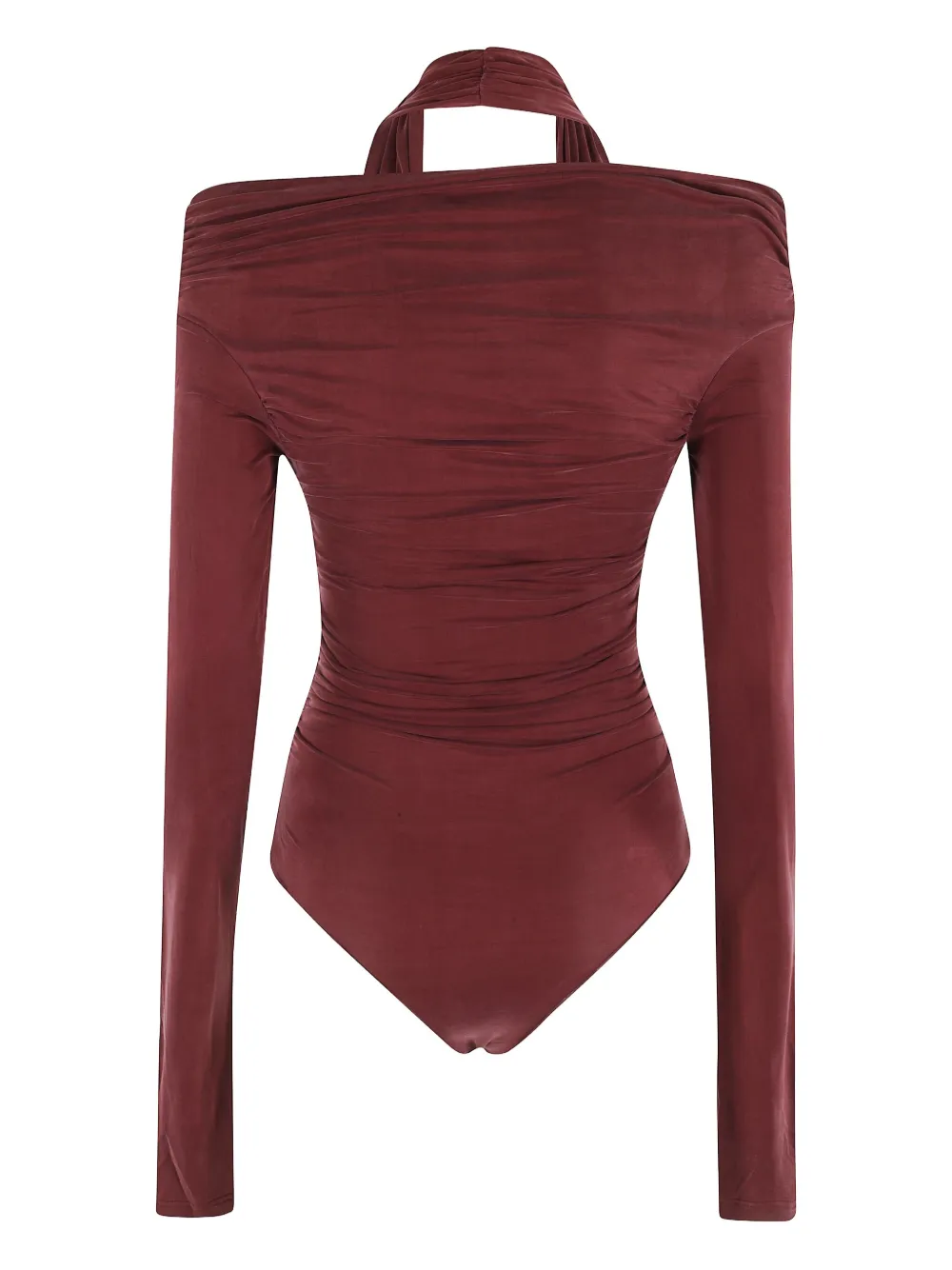 THE ANDAMANE Yvonne draped long-sleeve bodysuit | Blouses | Image 2