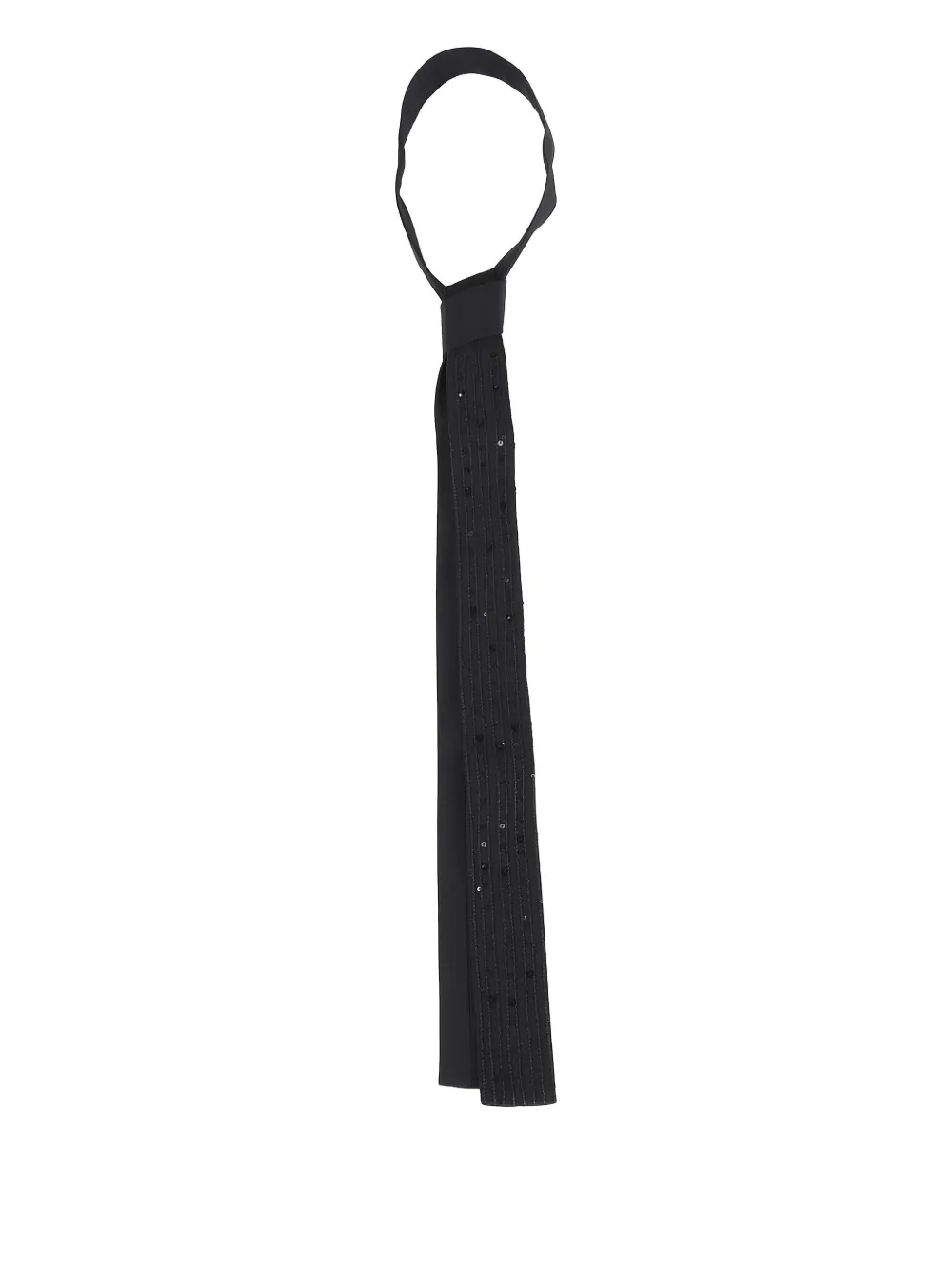 Antonelli Sequin-embellished Tie In Black