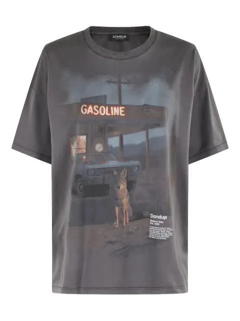 DONDUP playera con motivo gráfico