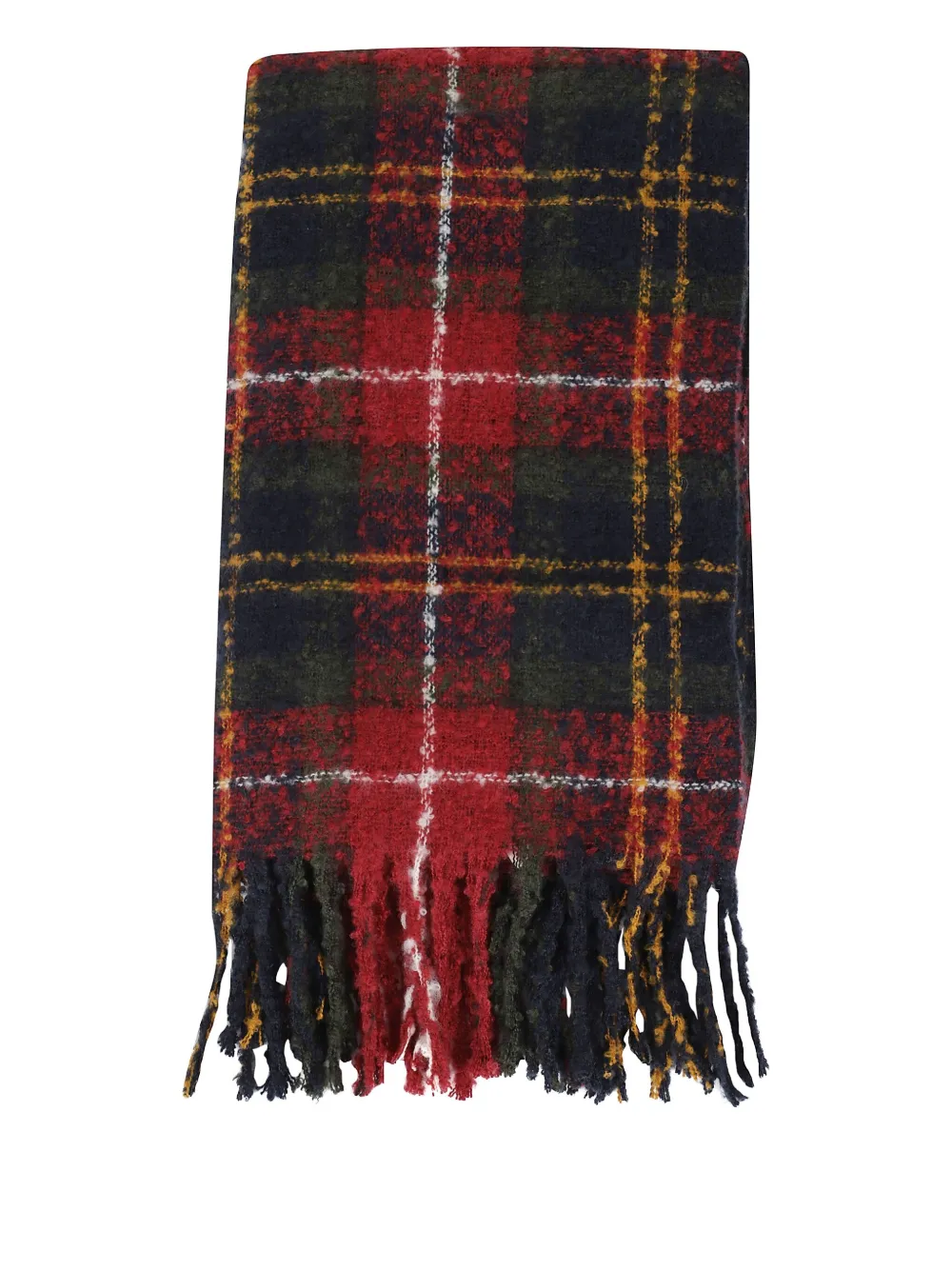 Barbour pompom-detail beanie-scarf set - Rood