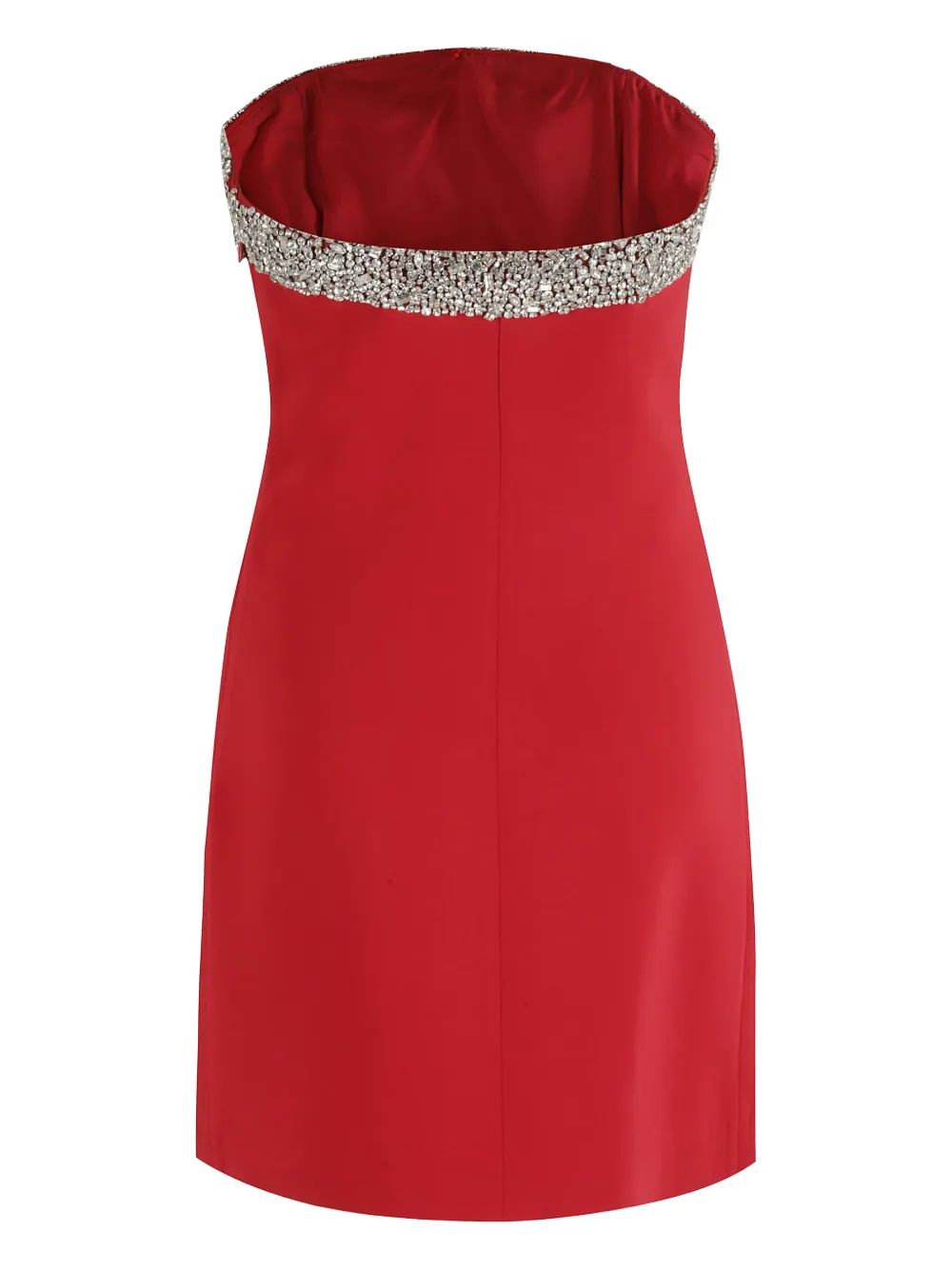 Amen rhinestone-embellished strapless dress - Groen