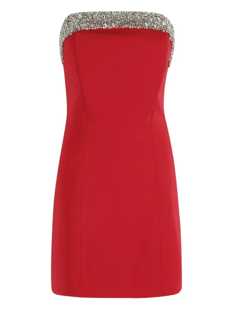 Amen rhinestone-embellished strapless dress