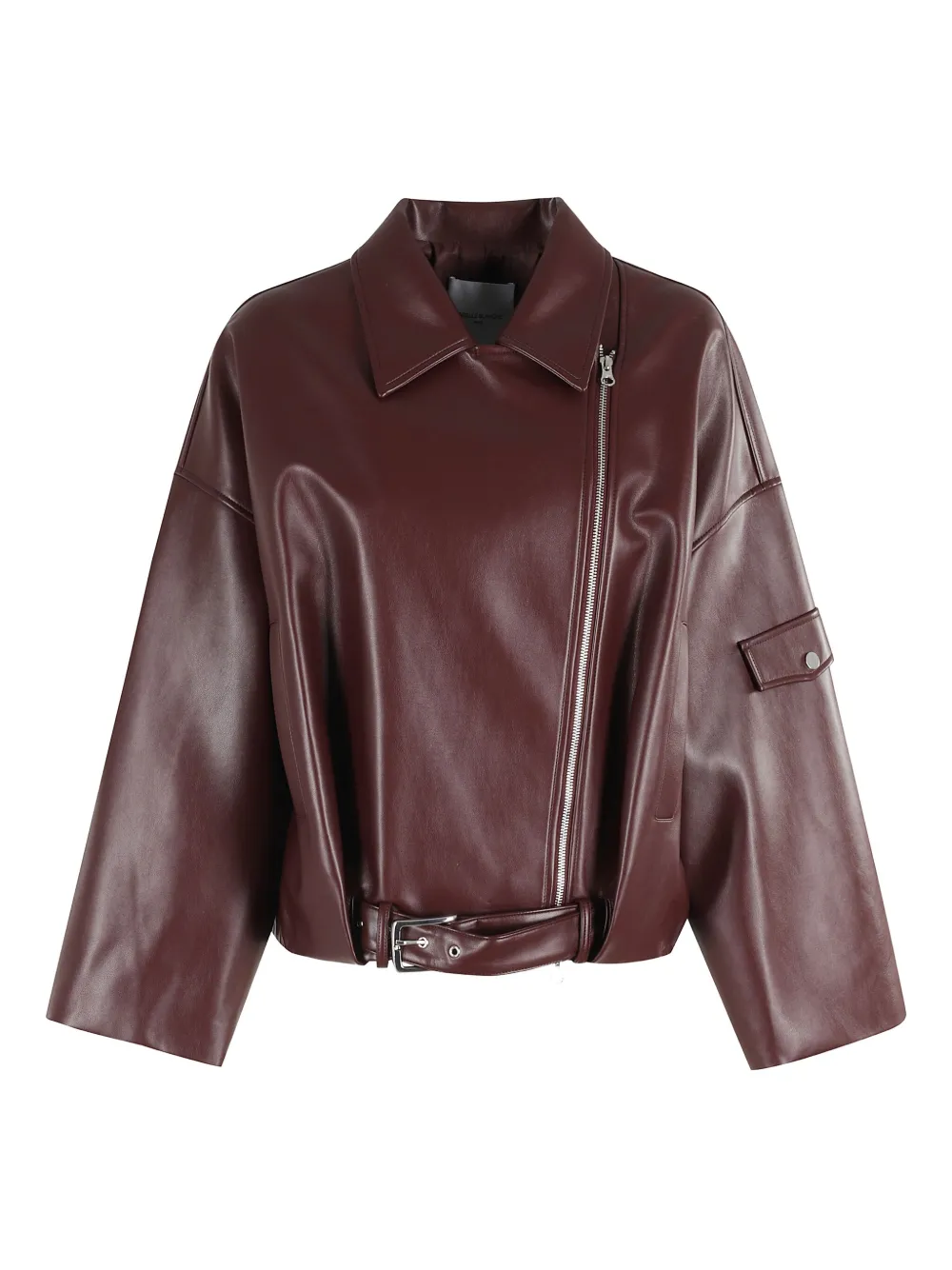 Isabelle Blanche belted pocket jacket | Red | Image 1