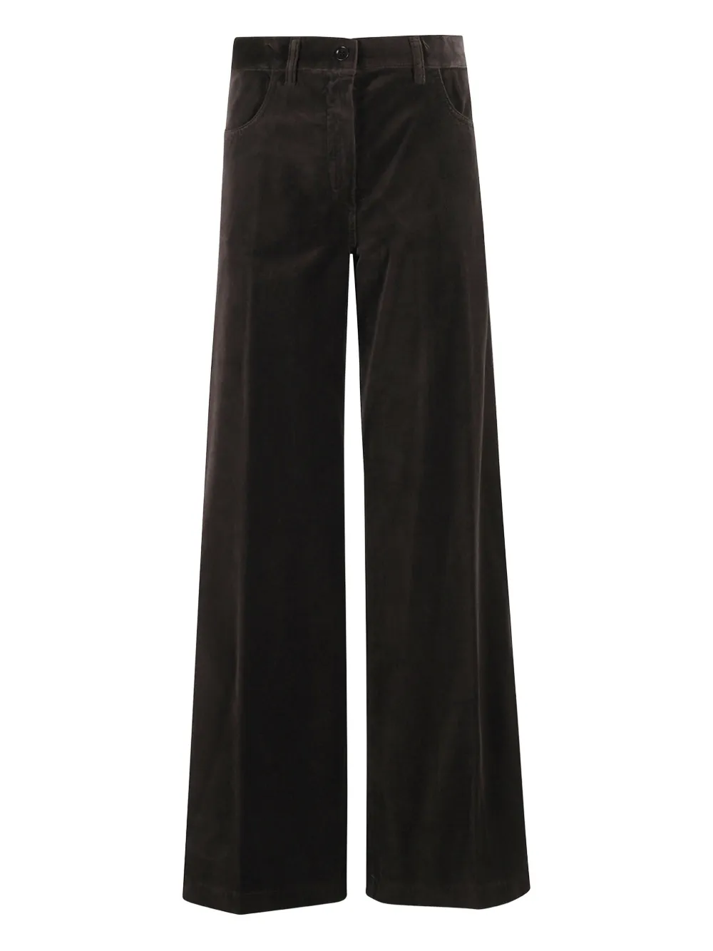 Aspesi Wide-leg Casual Pants In Brown