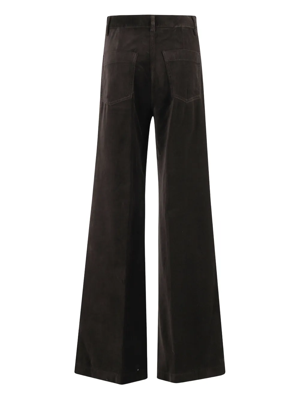 Aspesi Wide-leg Casual Pants In Brown