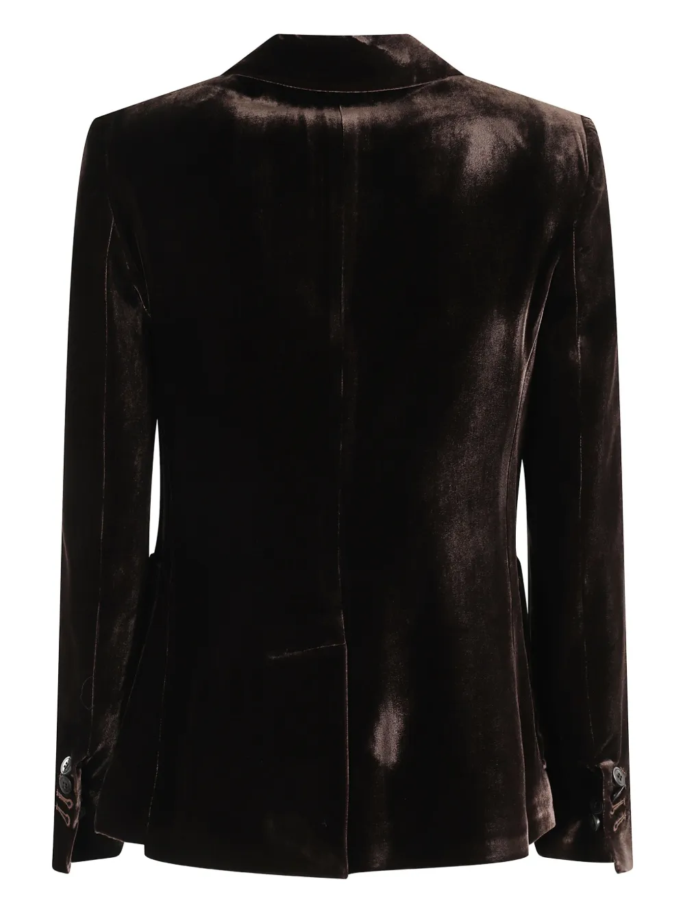 Kiltie velvet single-button blazer | Blazers | Image 2