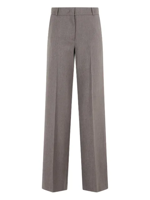 Kiltie pressed-crease trousers
