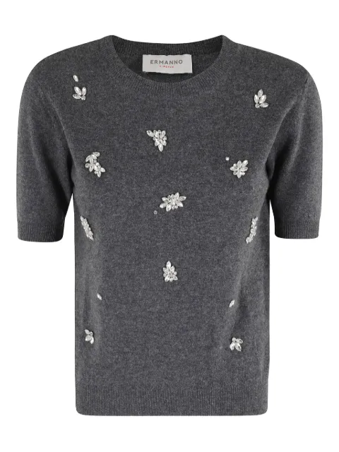 ERMANNO FIRENZE  top con apliques