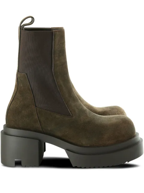Rick Owens 70mm Beatle Bogun platform Chelsea boots