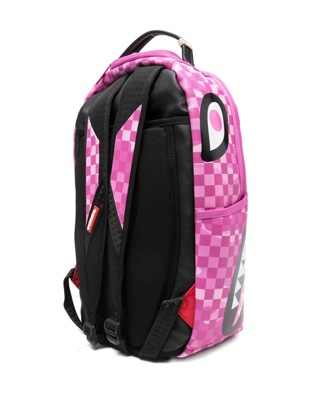 Sprayground Shark-check Backpack In Pink
