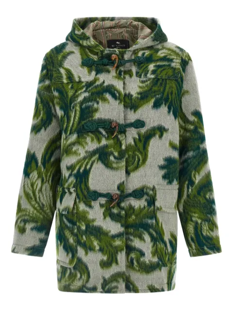 ETRO patterned toggle coat