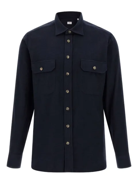 BORRIELLO NAPOLI chest-pocket flannel shirt