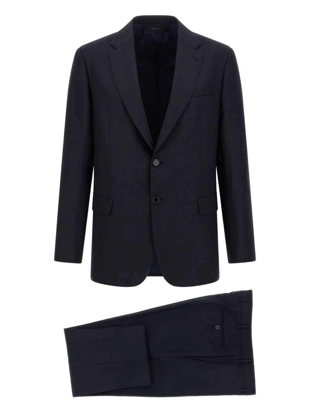 Brioni notched-lapels wool single-breasted suit | Blue | Image 1