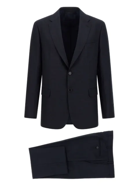 Brioni notched-lapels wool single-breasted suit