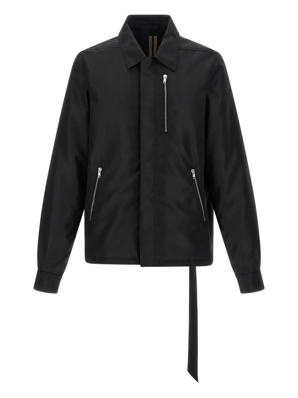 Rick Owens DRKSHDW zip-front shirt-collar shirt jacket | Black | Image 1