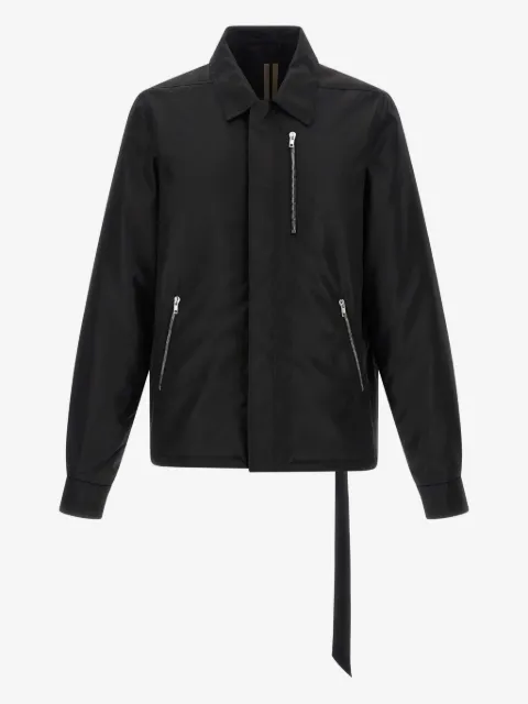 Rick Owens DRKSHDW sobrecamisa con cierre en la parte delantera