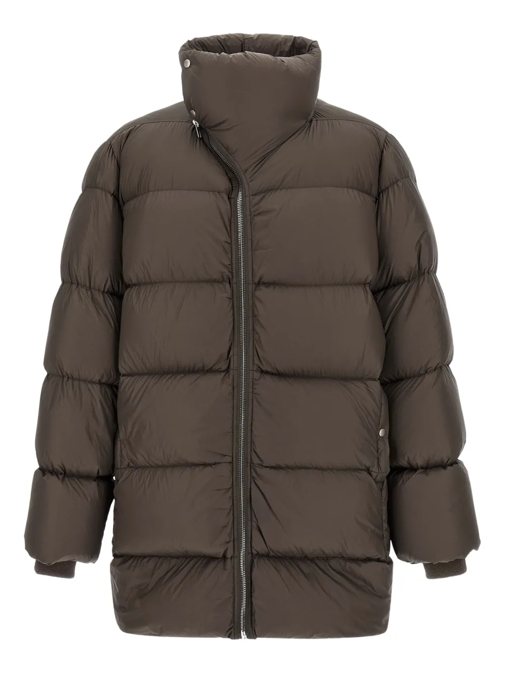 Rick Owens Turtle zip-front padded coat | Brown | Image 1