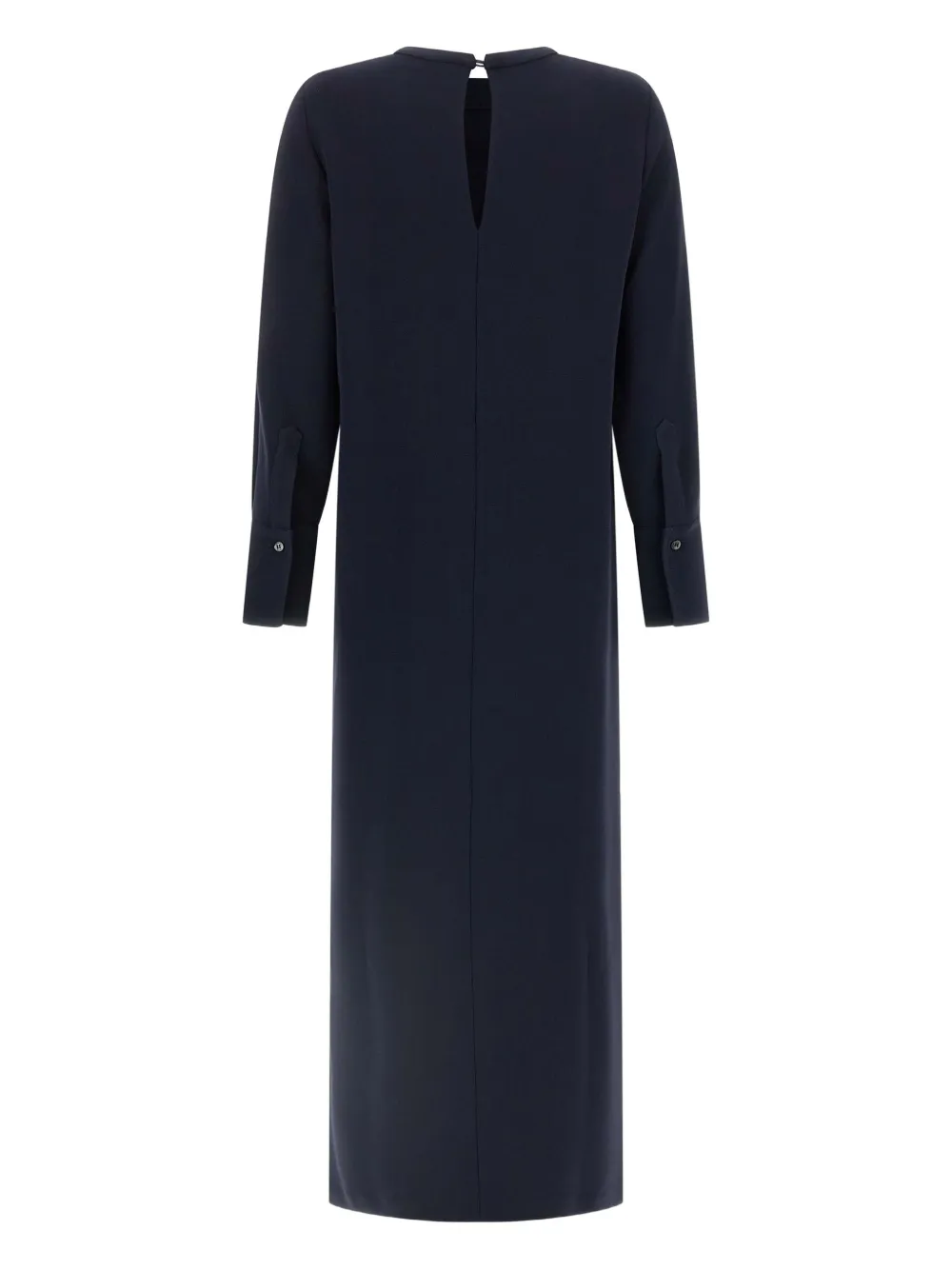 Alberto Biani long-sleeve maxi dress - Blauw