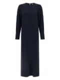 Alberto Biani long-sleeve maxi dress - Blue