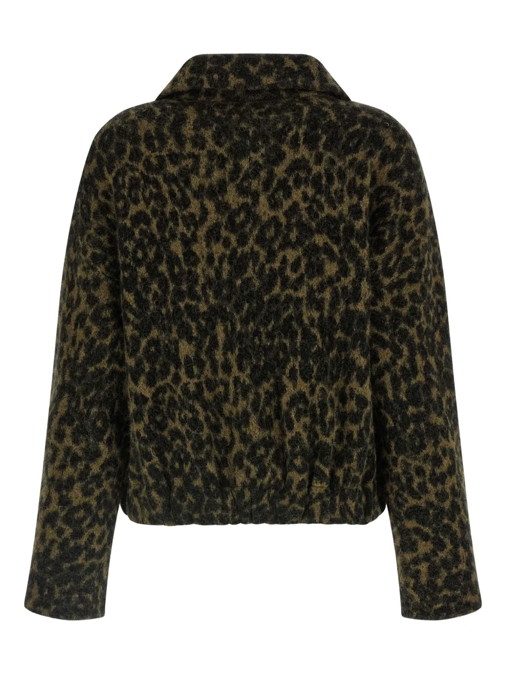 Nude animal-print shirt-collar bomber jacket | Jaqueta bomber | Image 2