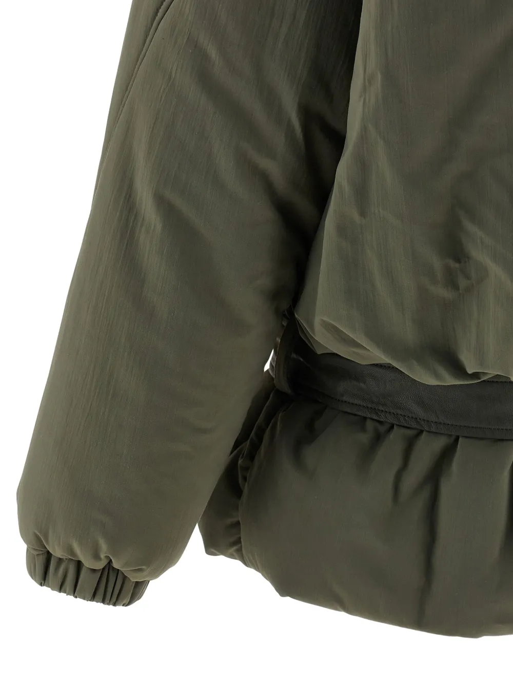 MARBELL Amy gewatteerd jack met sjaaldetail Groen