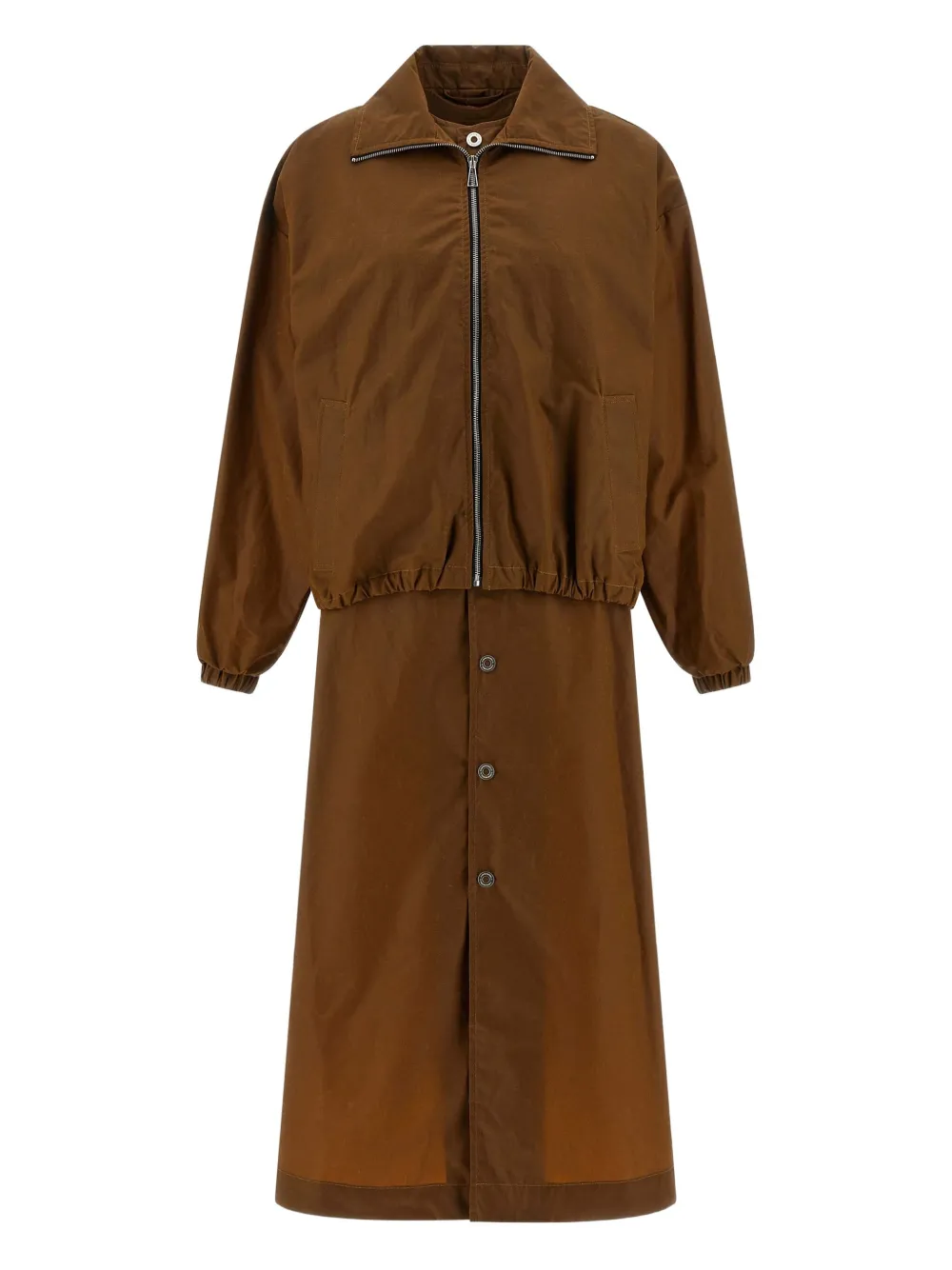 MARBELL Iryna single-breasted coat | Brown | Image 1