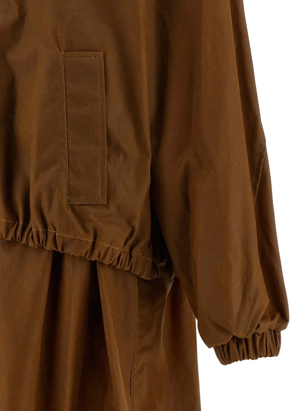 MARBELL Iryna jas met enkele rij knopen Bruin