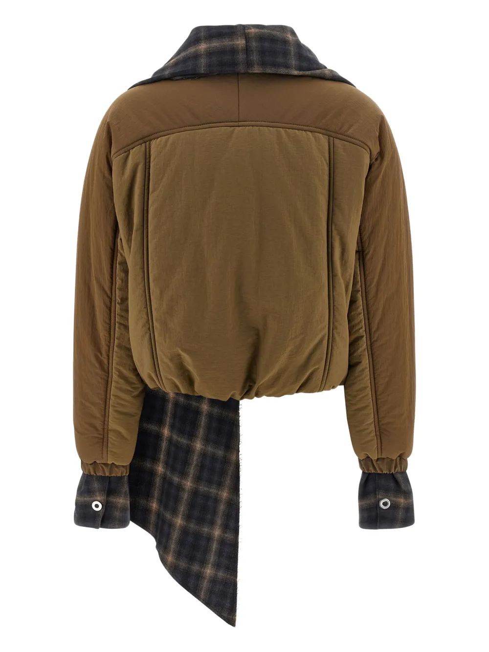 MARBELL Kristen padded check-detail jacket | Varsity Jackets | Image 2