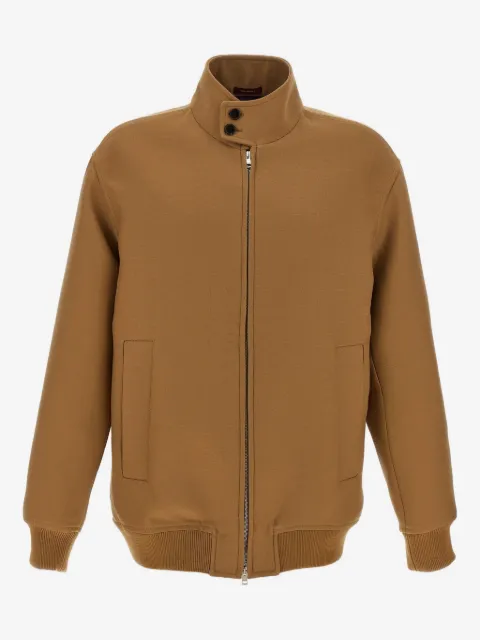 Gucci ribbed-knit high-neck jacket