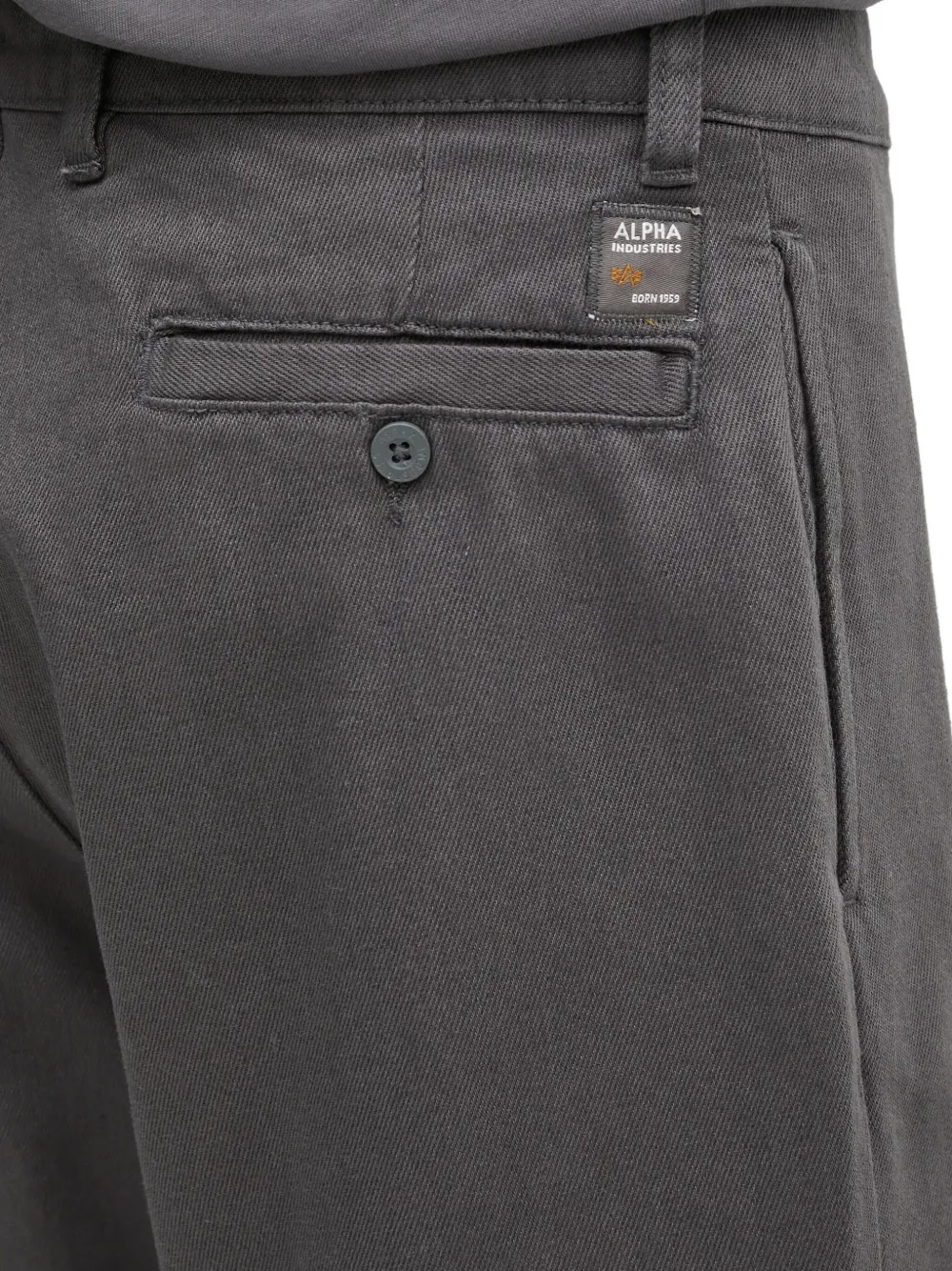 Alpha Industries Alpha katoenen chino Grijs