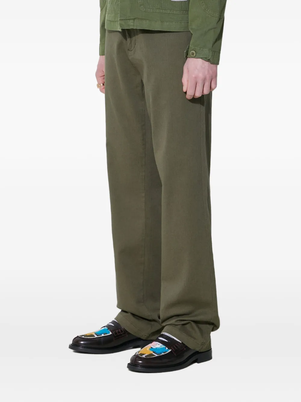 Alpha Industries Alpha buttoned chino trousers | Green | Image 1