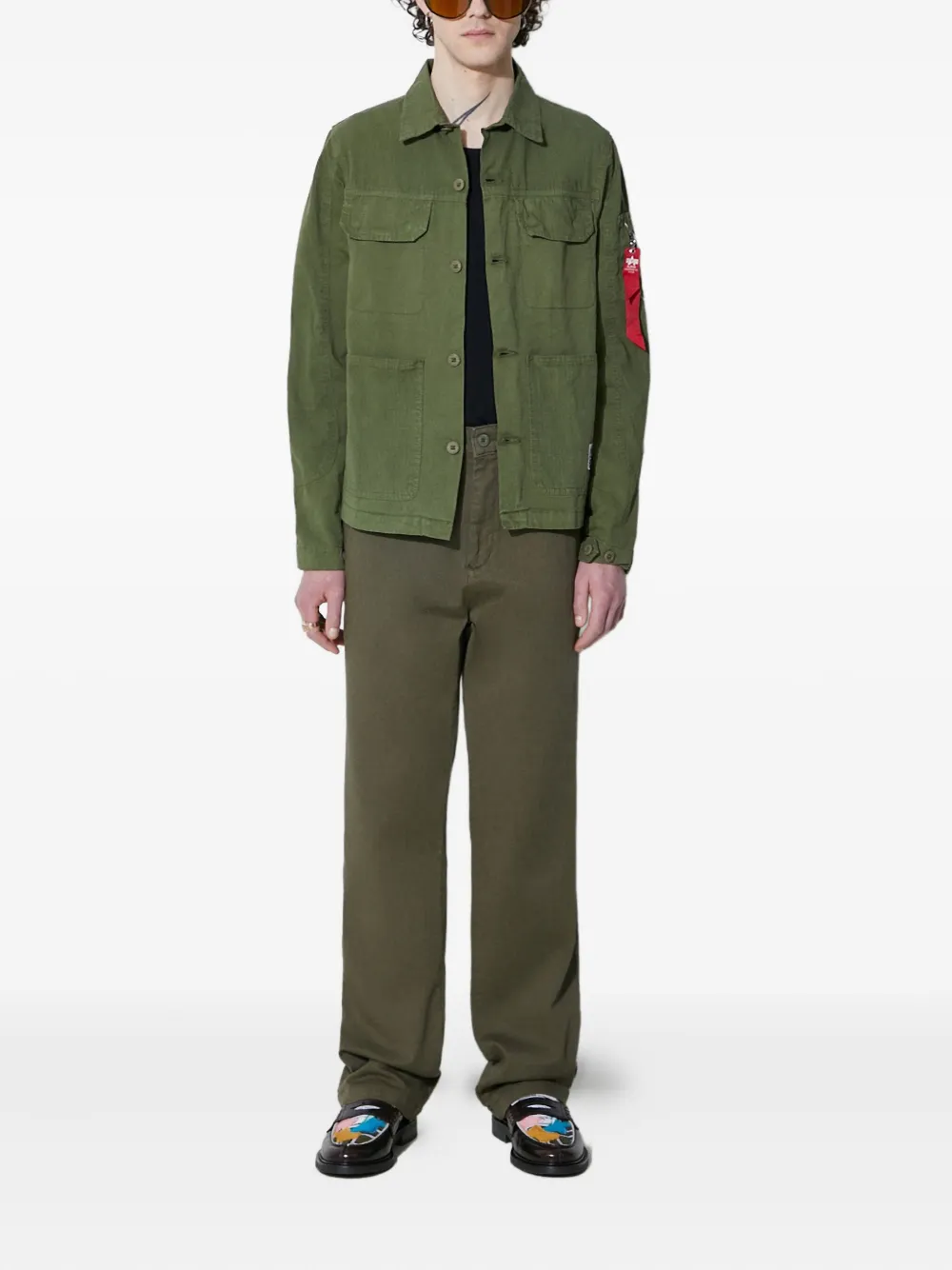 Alpha Industries Alpha buttoned chino trousers | Regular-Fit & Straight Leg Pants | Image 2
