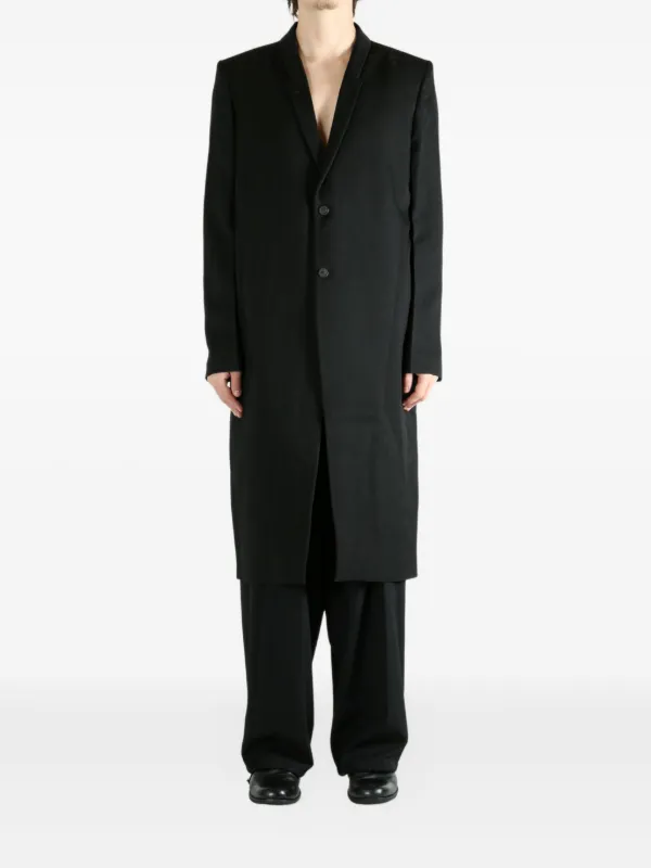 Rick Owens シングルコート | ブラック | FARFETCH JP Rick Owens シングルコート | ブラック | FARFETCH JP