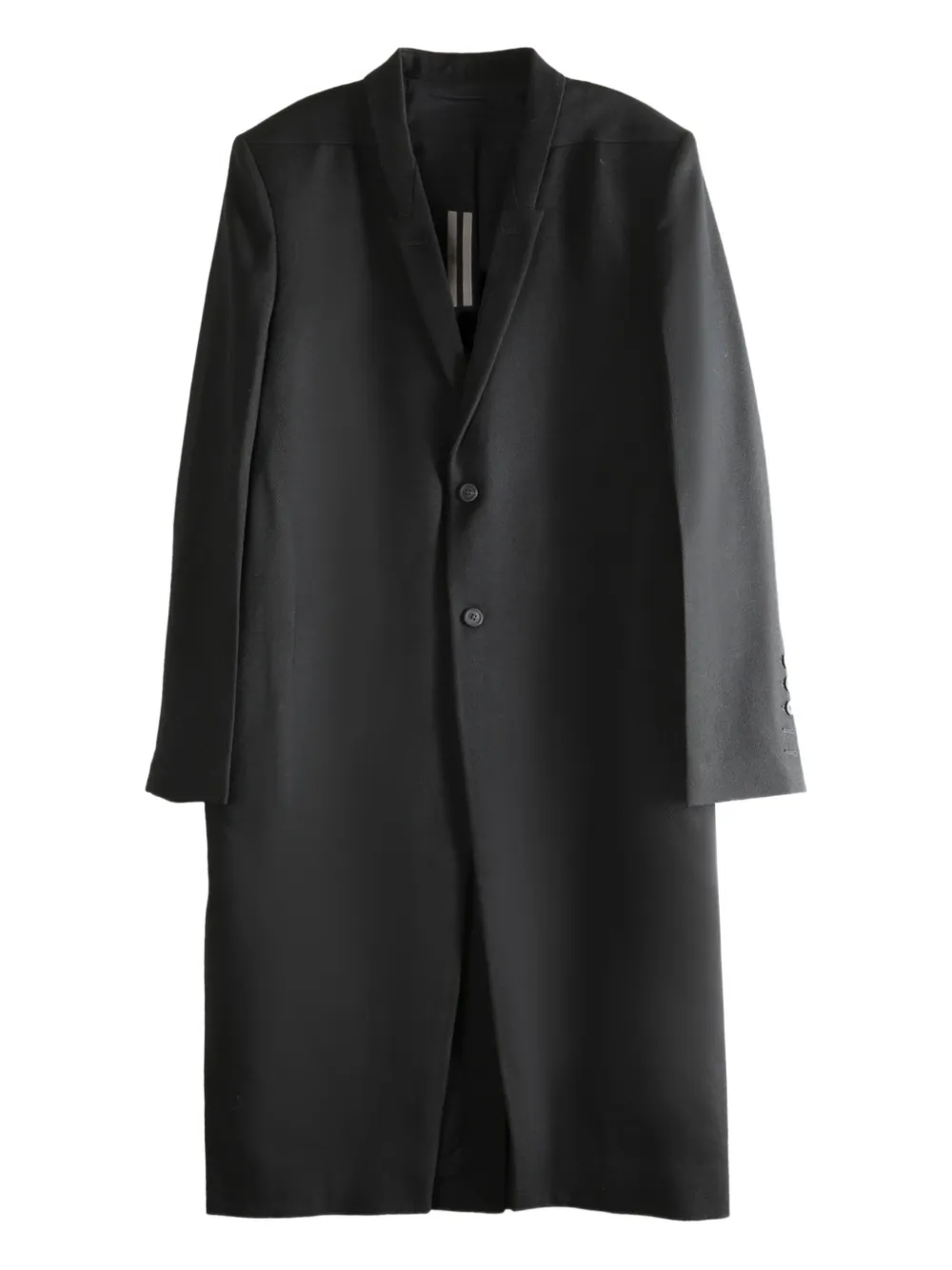 Rick Owens single-breasted coat | Black | Image 1